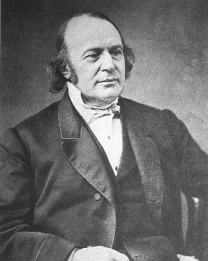 Early camera photo of Louis Agassiz