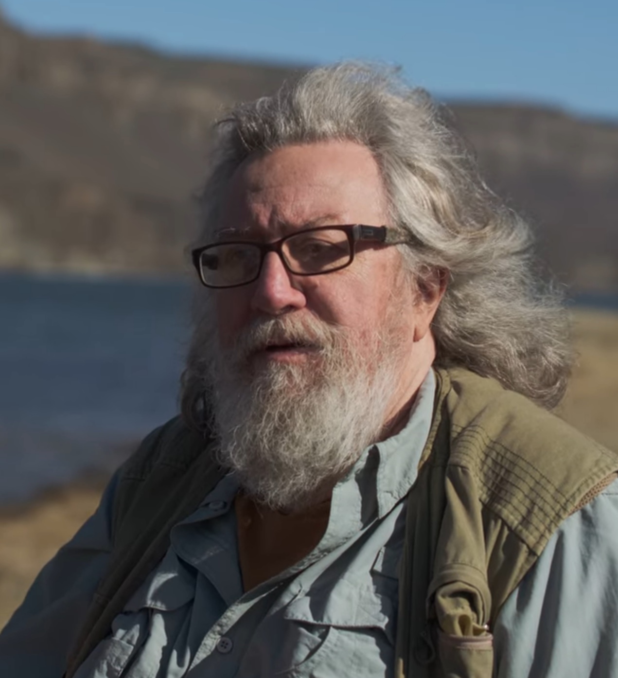 Modern camera photo of Randall Carlson