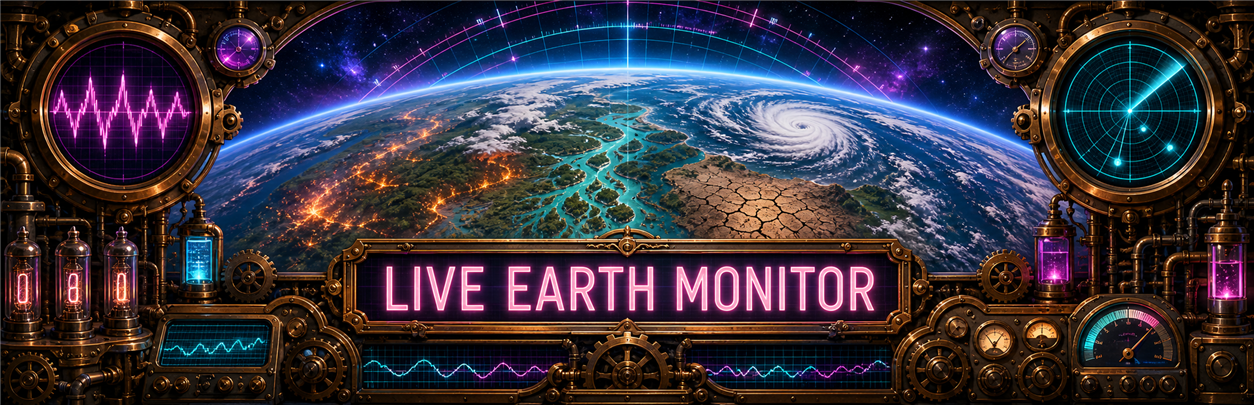 Live Earth Monitor Banner