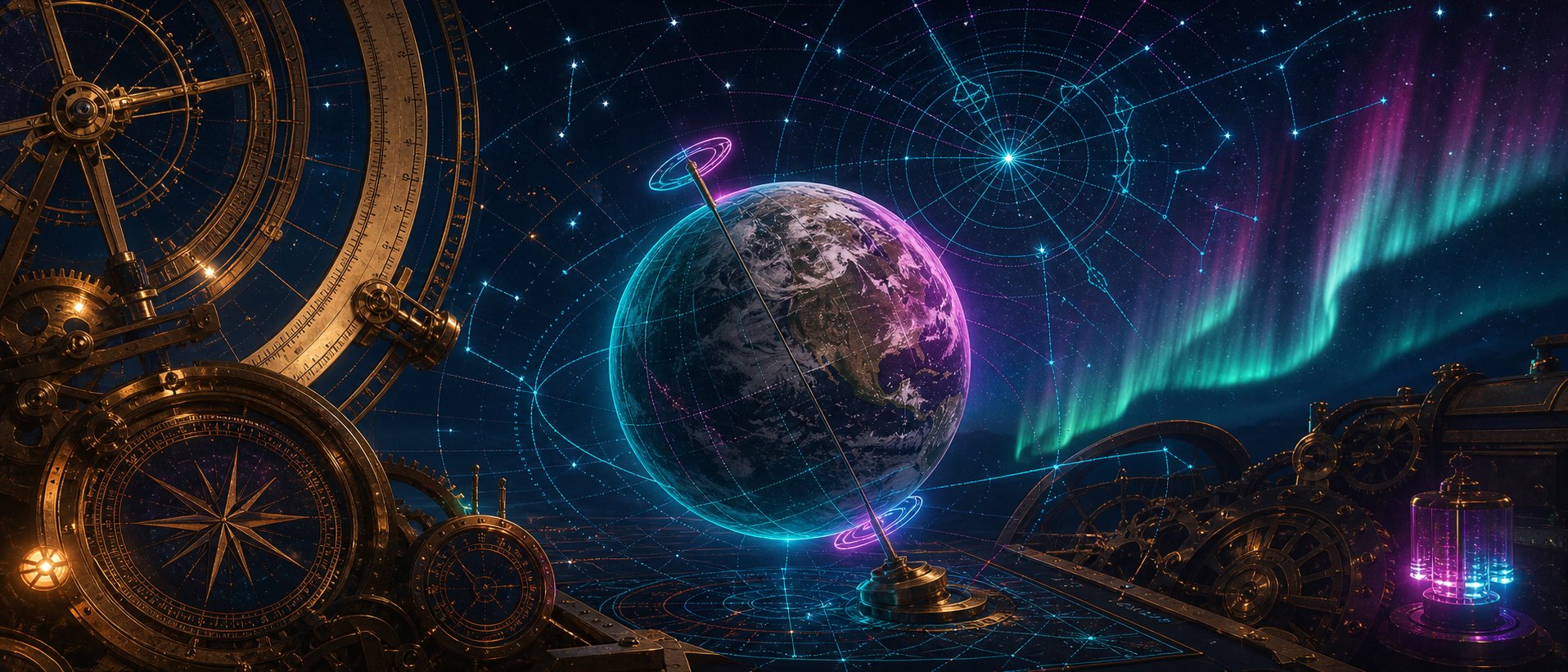 Pole Shift Star Chart Banner