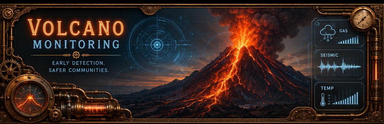 Volcano Monitoring Banner